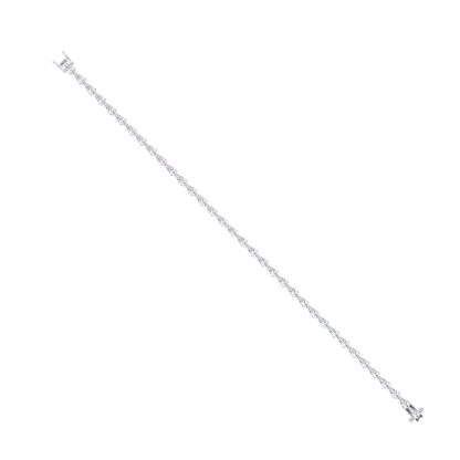 Pear Shape Lab Grown Diamond Tennis Bracelet - HIGHCARAT DIAMONDS