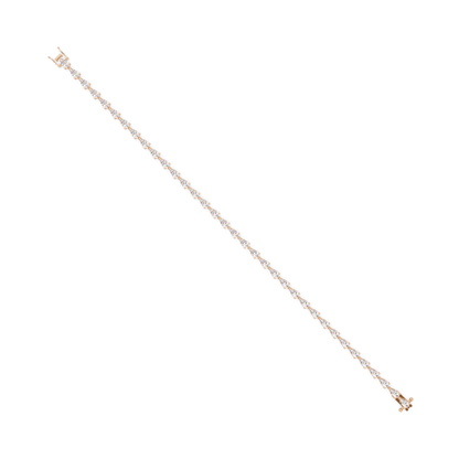 Pear Shape Lab Grown Diamond Tennis Bracelet - HIGHCARAT DIAMONDS