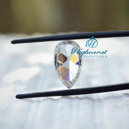 Pear Shape Old European Cut Diamond For Shinning Every Wear New Style Jewelry - HIGHCARAT DIAMONDS