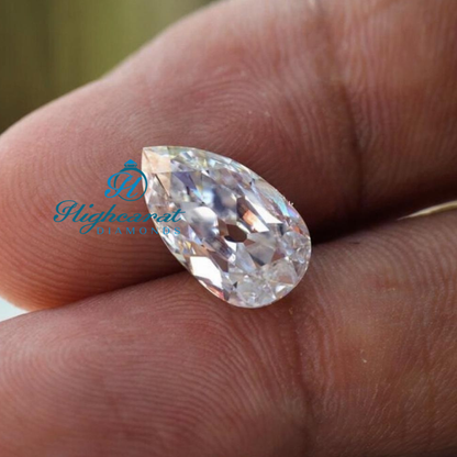 Pear Shape Old European Cut Diamond For Shinning Every Wear New Style Jewelry - HIGHCARAT DIAMONDS