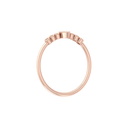 Pear Shaped Lab Grown Diamond Halo Minimal Promise Ring - HIGHCARAT DIAMONDS