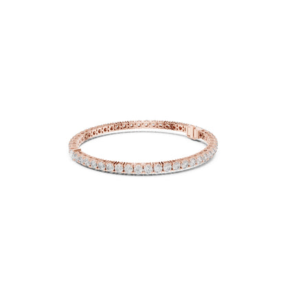 5.25Ct Pear and Round Cut Lab Grown Diamond Unique Delicate Cluster Statement Tennis Bracelet Gift For Her - HIGHCARAT DIAMONDS