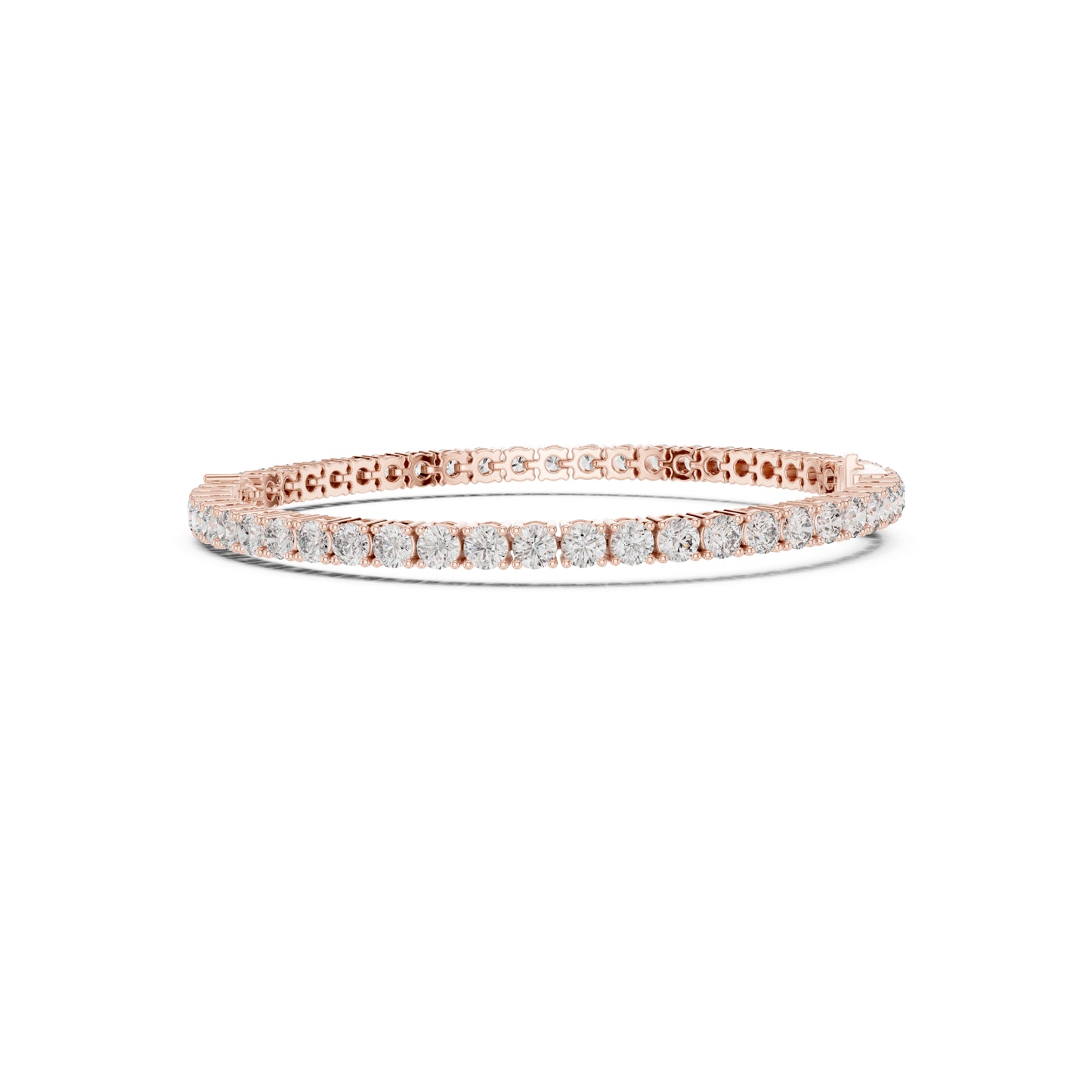 5.25Ct Pear and Round Cut Lab Grown Diamond Unique Delicate Cluster Statement Tennis Bracelet Gift For Her - HIGHCARAT DIAMONDS