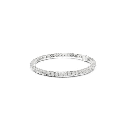 5.25Ct Pear and Round Cut Lab Grown Diamond Unique Delicate Cluster Statement Tennis Bracelet Gift For Her - HIGHCARAT DIAMONDS