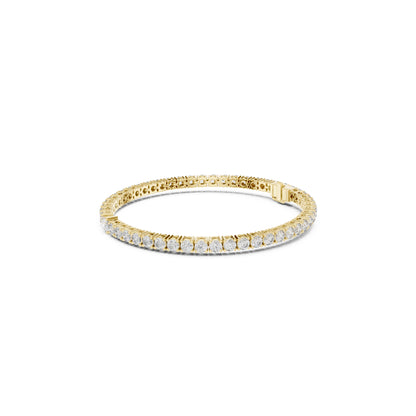 5.25Ct Pear and Round Cut Lab Grown Diamond Unique Delicate Cluster Statement Tennis Bracelet Gift For Her - HIGHCARAT DIAMONDS
