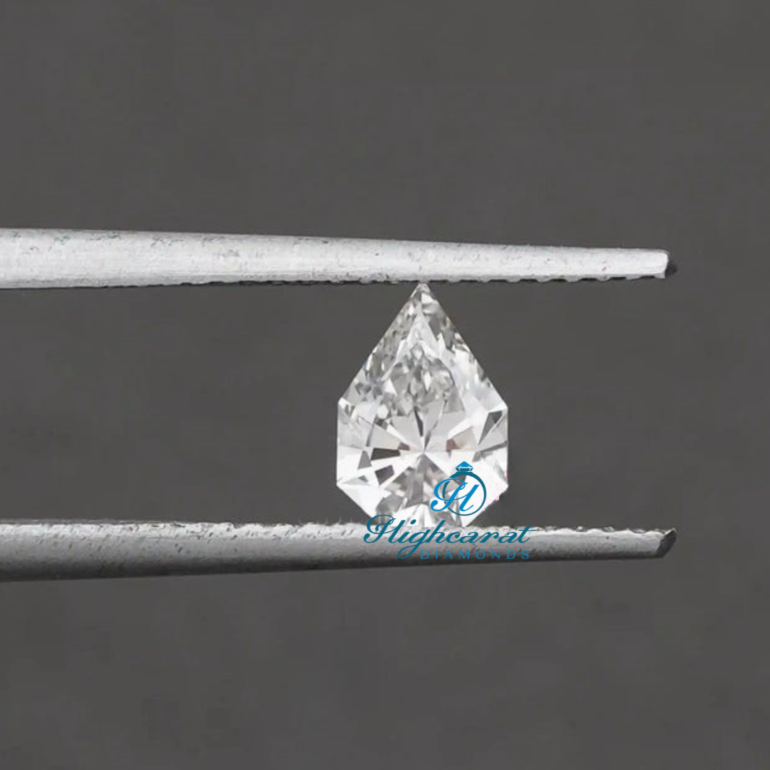 Loose Pentagon Shape Diamond showcasing custom Empress cut faceting and clean lines
