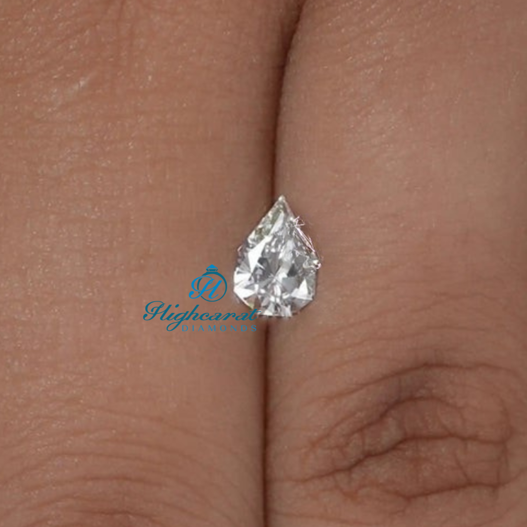 Certified Pentagon Empress Cut Lab Grown Diamond with polished finish and defined geometry