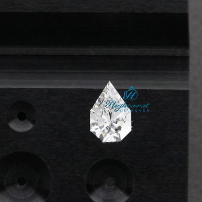 Empress Cut Pentagon Lab Grown Diamond with sharp angles and balanced light reflection