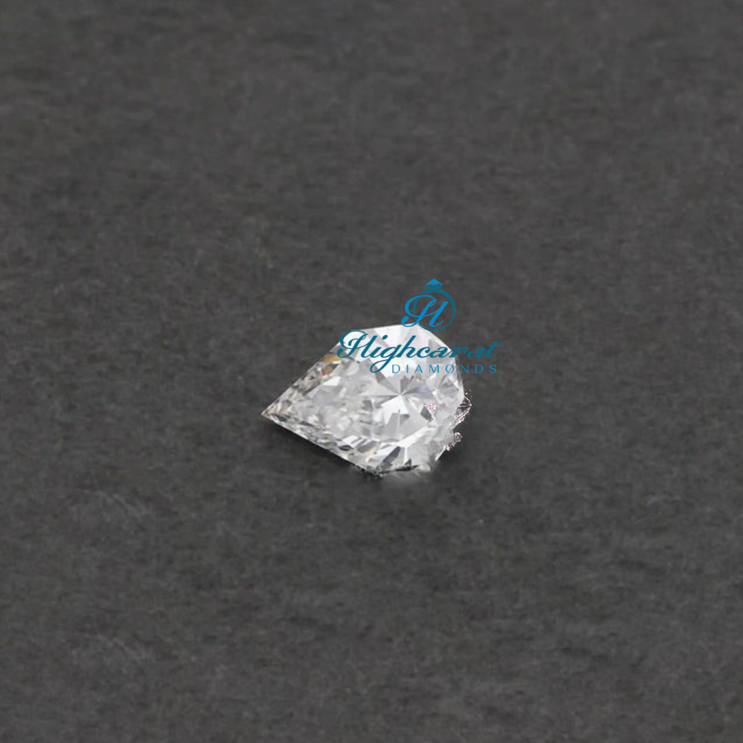 Precision Cut Pentagon Diamond featuring structured facets and contemporary design