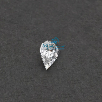 High Clarity Empress Cut Lab Grown Diamond with pentagon shape and reflective appearance