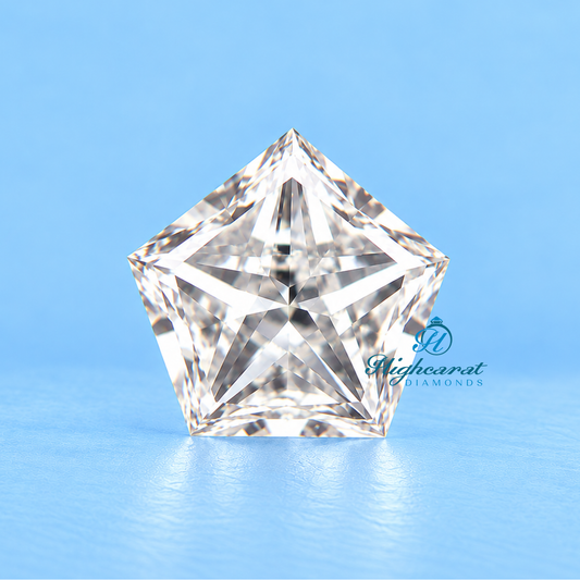 Pentagon Shape Step Cut Lab Grown Diamond