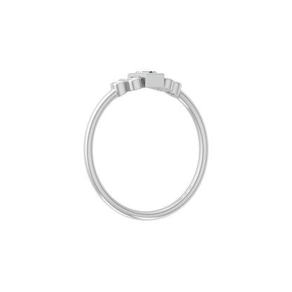 Perfect Baguette Diamond Ring Round Labgrown Durable And Elegant Ring For Her