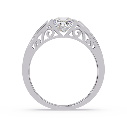 Princess Cut Lab Diamond Men's Geometric Ring - HIGHCARAT DIAMONDS