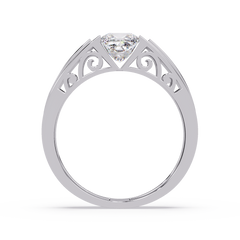 Princess Cut Lab Diamond Men's Geometric Ring - HIGHCARAT DIAMONDS