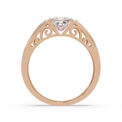Princess Cut Lab Diamond Men's Geometric Ring - HIGHCARAT DIAMONDS