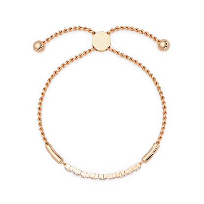 Princess Cut Lab Grown Diamond Adjustable Bracelet - HIGHCARAT DIAMONDS