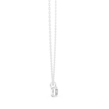 Princess Cut Lab Grown 1.04 CT In 18k Solid Gold Vintage Diamond Pendant For Her - HIGHCARAT DIAMONDS