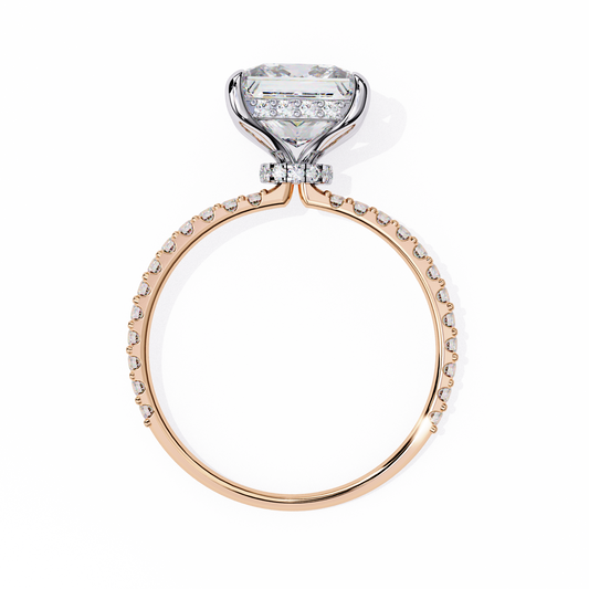 Princess and round cut 2.56 Ct lab grown Diamond rings and Every occasion Wear - HIGHCARAT DIAMONDS