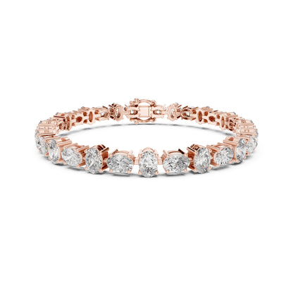7.71 Ct Oval Cut Top Grade Diamond Elegant Minimalist Bezel Set Vintage Stunning Party Wear Bracelet  For Her - HIGHCARAT DIAMONDS