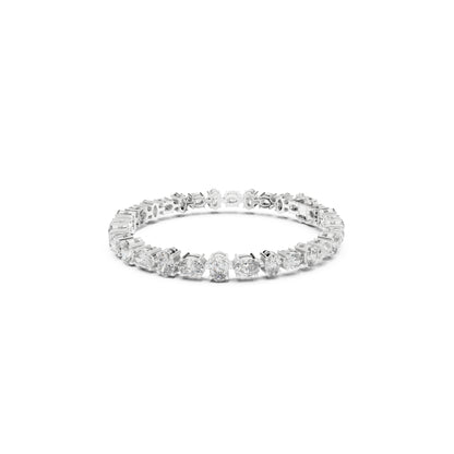 7.71 Ct Oval Cut Top Grade Diamond Elegant Minimalist Bezel Set Vintage Stunning Party Wear Bracelet  For Her - HIGHCARAT DIAMONDS