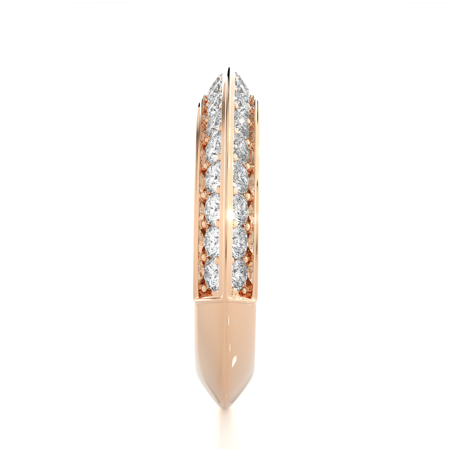 White Gold Diamond Eternity Band Ring Full Pave Set Brilliant Round-Cut Diamond Luxury Wedding or Anniversary Ring for Women