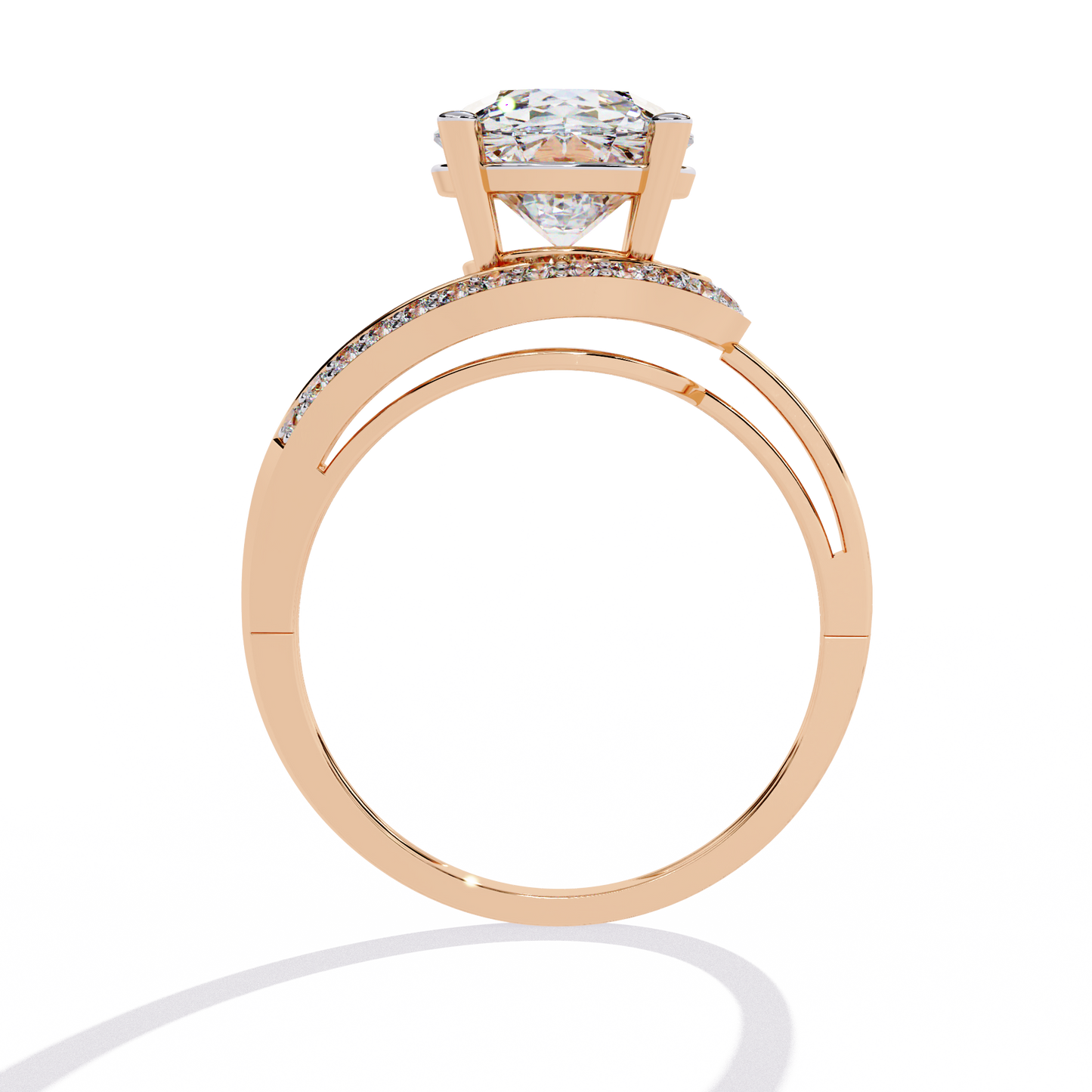 Round Cut 2.96Ct Diamond Cluster Delicate Vintage Sparkling Dainty Engagement Ring Gift For Her