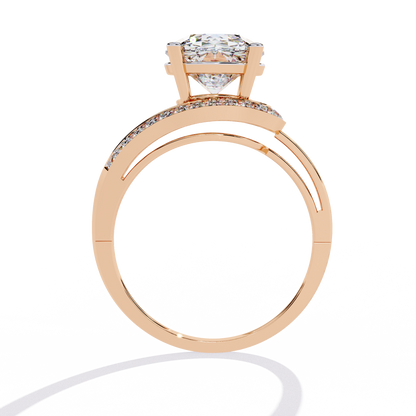 Round Cut 2.96Ct Diamond Cluster Delicate Vintage Sparkling Dainty Engagement Ring Gift For Her