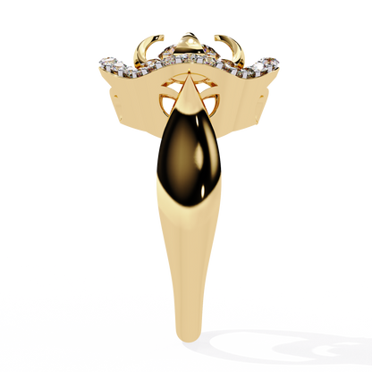 Round Cut High Quality Diamond Unique Elegant Cluster Dainty Vintage Bridesmaid Ring Gift For Her