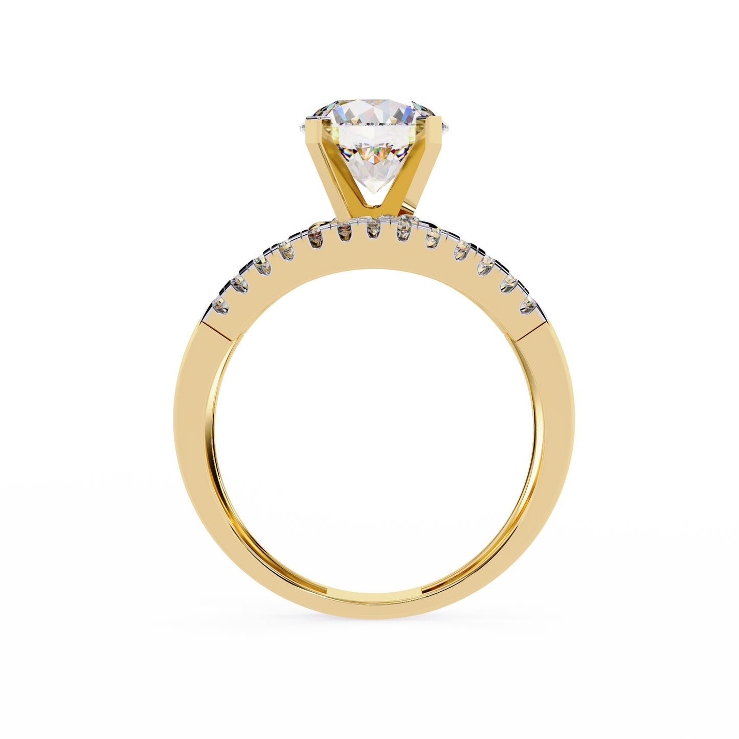 White Colorless 2.38CT Round Cut Diamond Statement Cluster Elegant Vintage-Inspired Perfect Engagement Ring