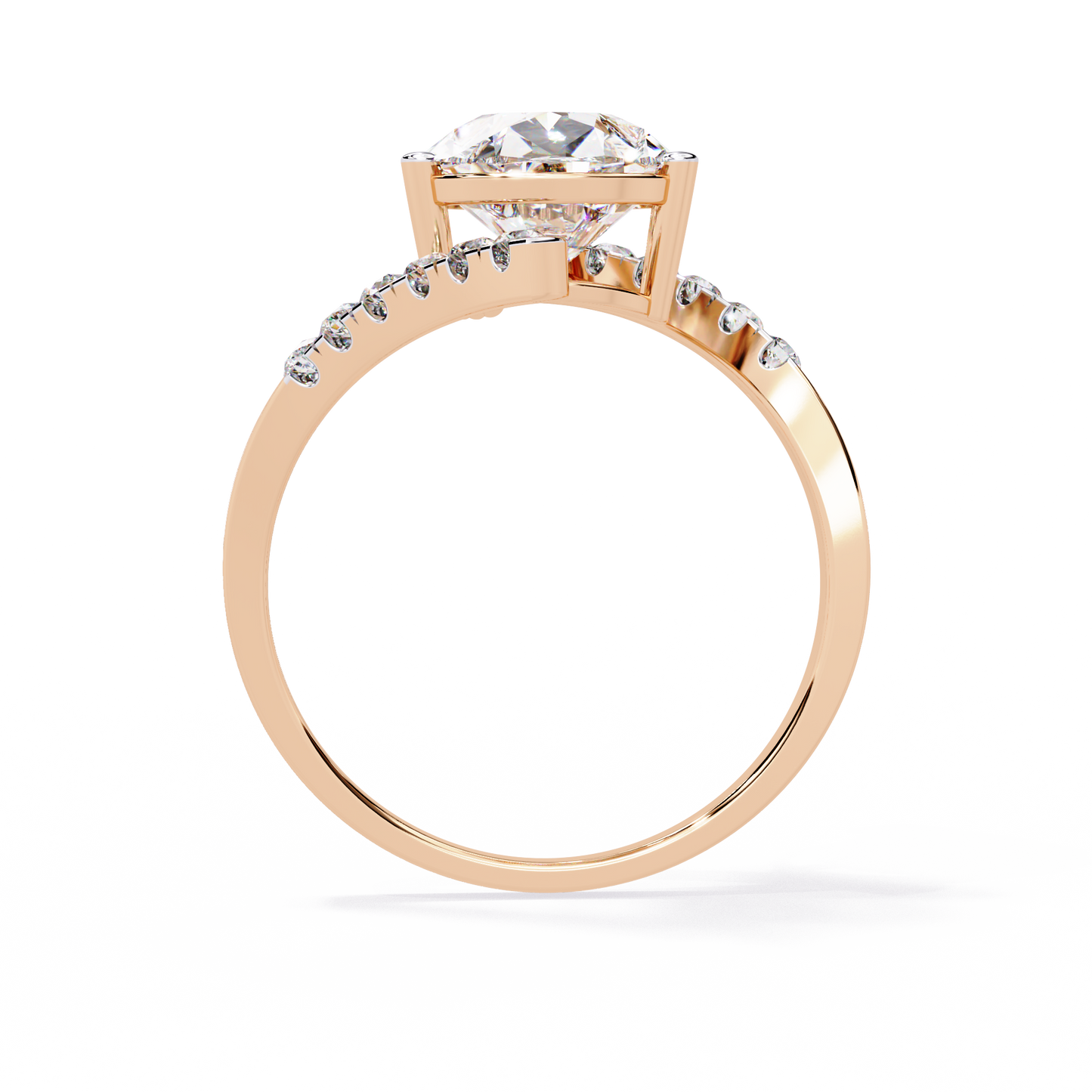 2.81Ct Pear And Round Cut Diamond Elegance Dainty Vintage Sparkling Statement Party Wear Ring For Her