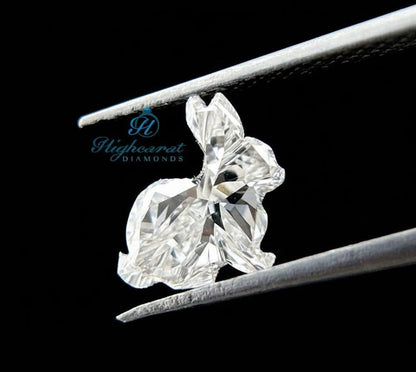 Rabbit Shape Elegant High Quality Lab Grown Loose Diamond Crafted For The Joyful Heart - HIGHCARAT DIAMONDS