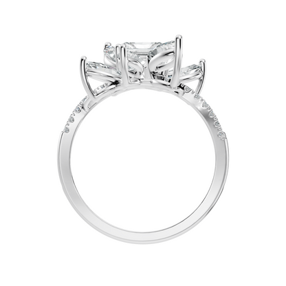2.45Ct Radiant, Round and Marquise Cut Diamond Elegant Stunning Vintage Bridesmaid Ring For Women's - HIGHCARAT DIAMONDS