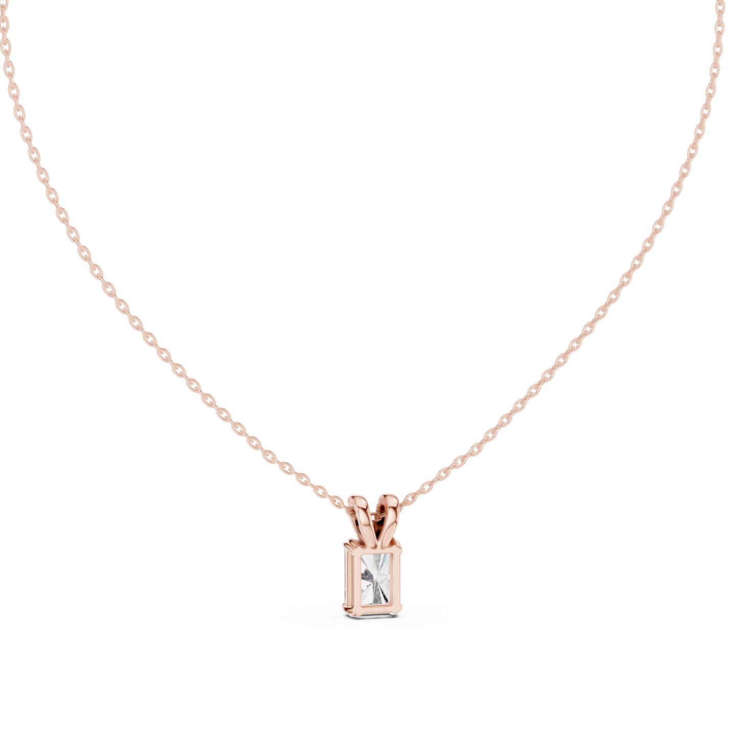 Round & Radiant Cut Lab Grown Vintage Style Diamond Pendant For Bridal - HIGHCARAT DIAMONDS