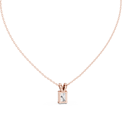 Round & Radiant Cut Lab Grown Vintage Style Diamond Pendant For Bridal - HIGHCARAT DIAMONDS