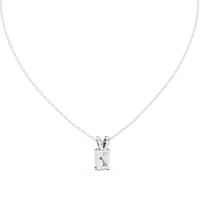 Round & Radiant Cut Lab Grown Vintage Style Diamond Pendant For Bridal - HIGHCARAT DIAMONDS