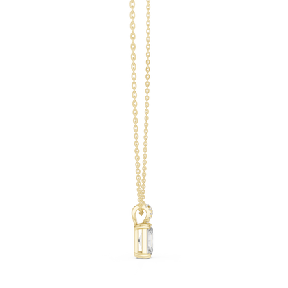 Round & Radiant Cut Lab Grown Vintage Style Diamond Pendant For Bridal - HIGHCARAT DIAMONDS