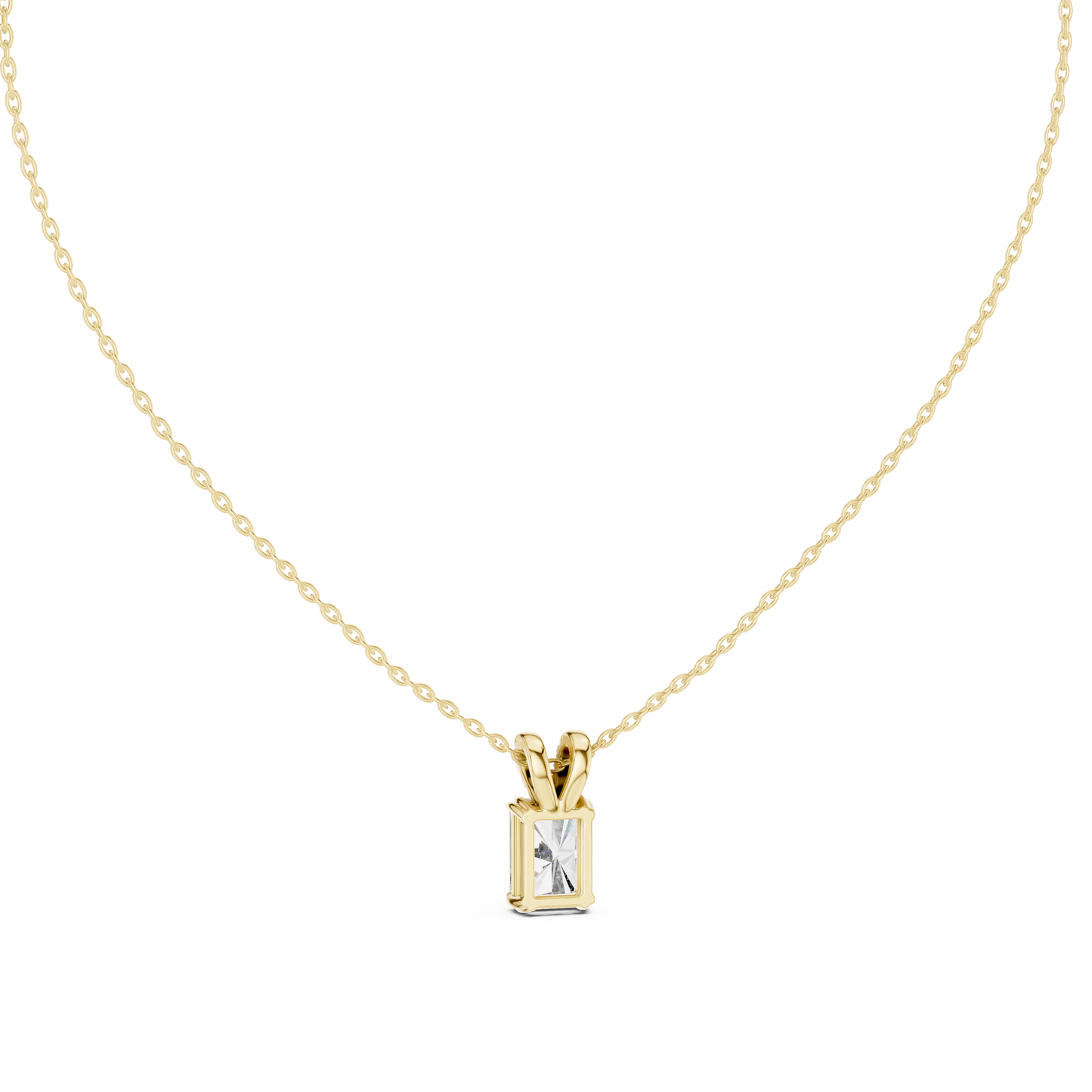 Round & Radiant Cut Lab Grown Vintage Style Diamond Pendant For Bridal - HIGHCARAT DIAMONDS
