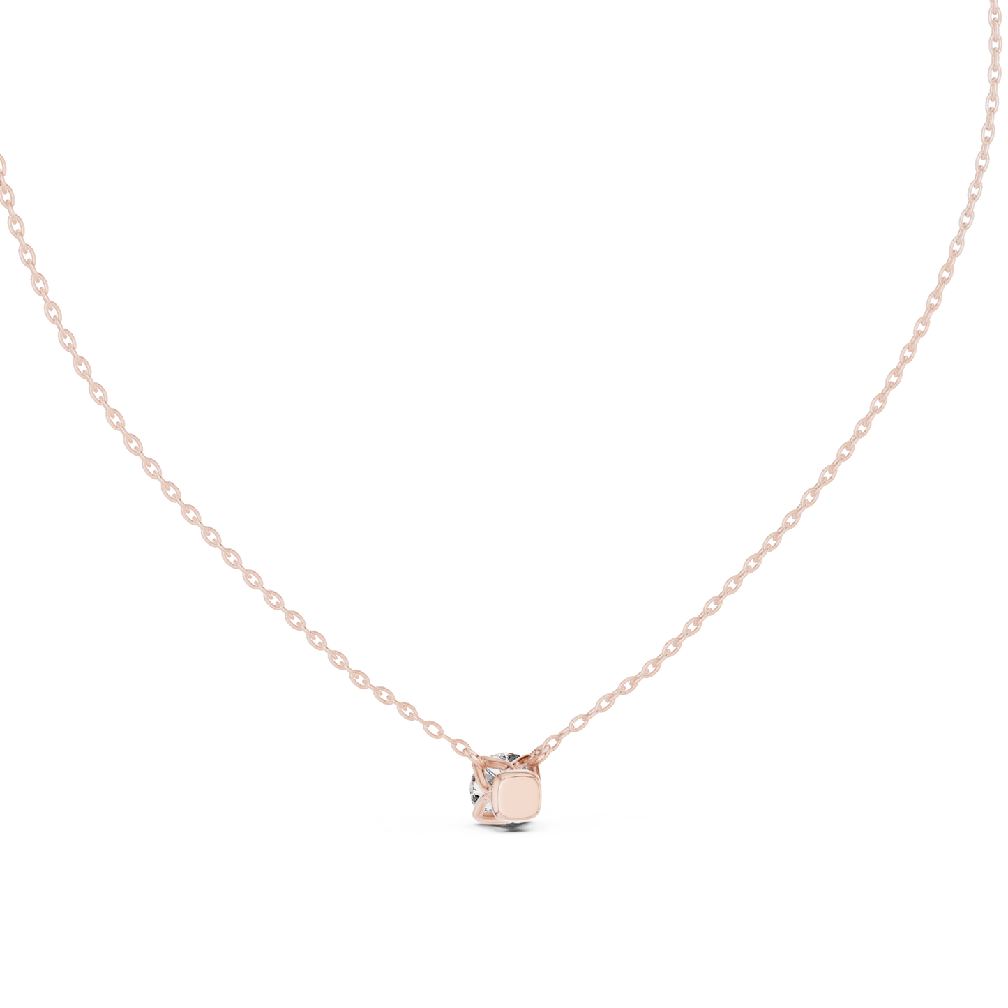 Colorless sparkling Round Diamond Solitaire Pendant Necklace Gift For Her - HIGHCARAT DIAMONDS