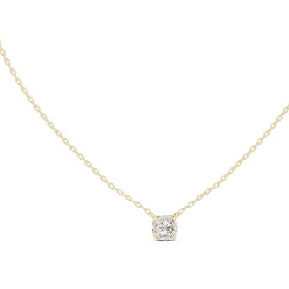 Colorless sparkling Round Diamond Solitaire Pendant Necklace Gift For Her - HIGHCARAT DIAMONDS