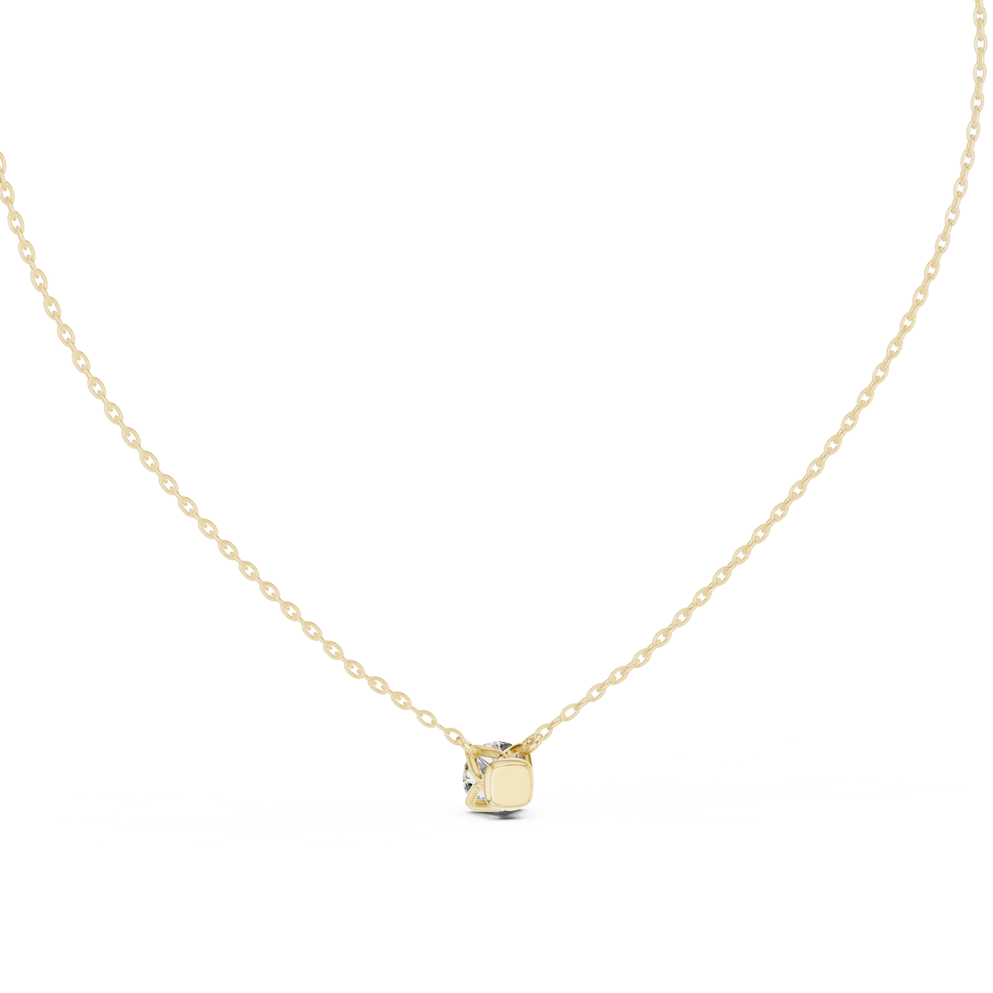 Colorless sparkling Round Diamond Solitaire Pendant Necklace Gift For Her - HIGHCARAT DIAMONDS