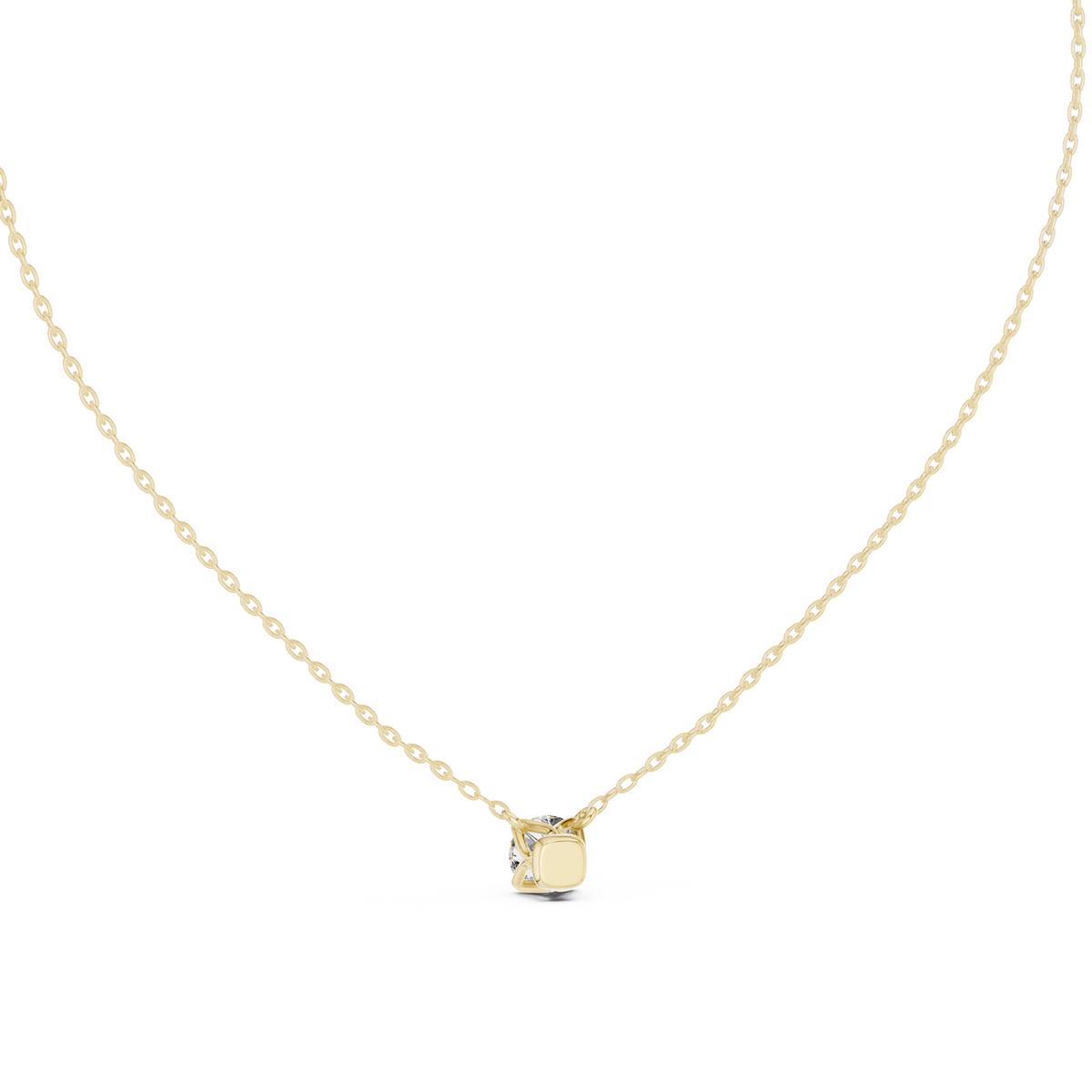 Colorless sparkling Round Diamond Solitaire Pendant Necklace Gift For Her - HIGHCARAT DIAMONDS