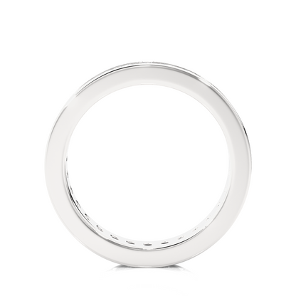 Round 1.20 Ct Lab Grown Diamond Channel Set Full Eternity Band  Stunning and Symbolic Anniversary Jewelry for Her - HIGHCARAT DIAMONDS
