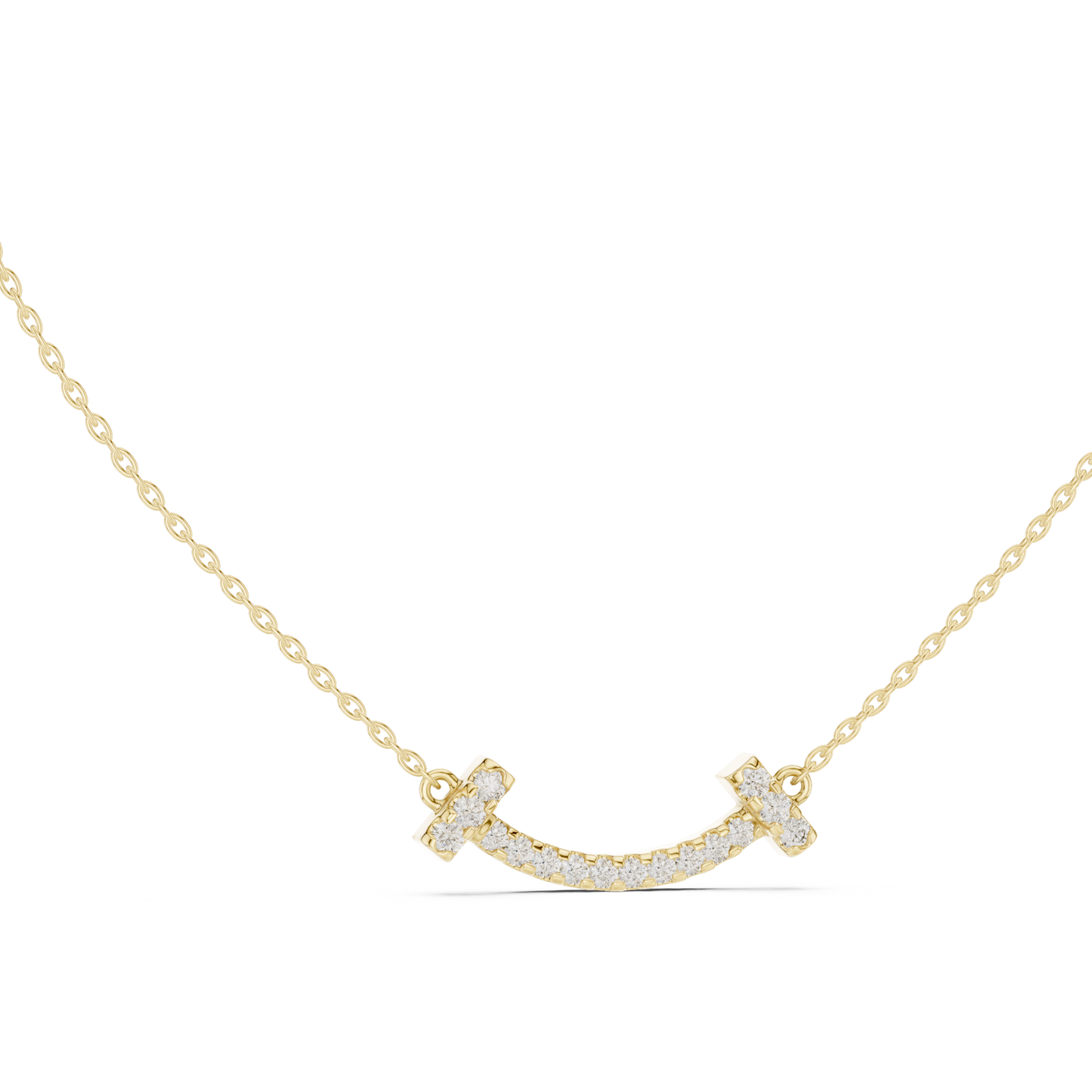 Round Shape Stunning 14k Solid Gold Diamond Pendant For Women Daily Wear - HIGHCARAT DIAMONDS