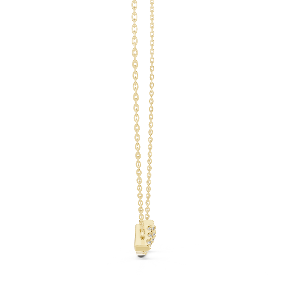 Round Shape Stunning 14k Solid Gold Diamond Pendant For Women Daily Wear - HIGHCARAT DIAMONDS