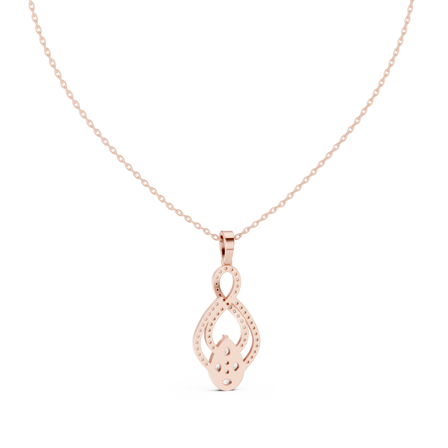 Pear, Round, & Marquise Drop Vintage Elegance Diamond Pendant For Women Daily Wear - HIGHCARAT DIAMONDS