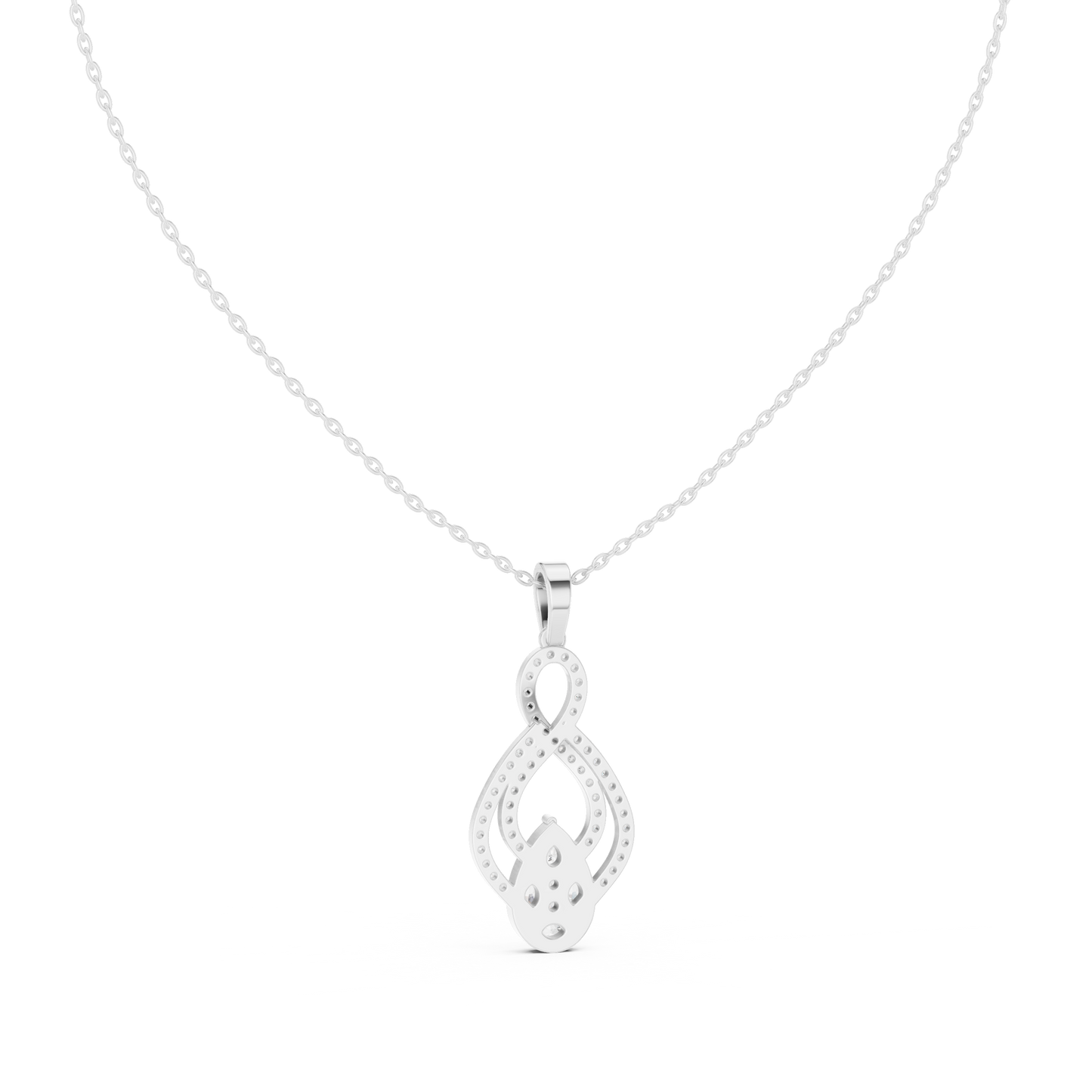 Pear, Round, & Marquise Drop Vintage Elegance Diamond Pendant For Women Daily Wear - HIGHCARAT DIAMONDS