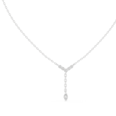 Round & Marquise Six Stone Lab Grown- Natural Full Sparkling Stunning Diamond Pendant For Women - HIGHCARAT DIAMONDS