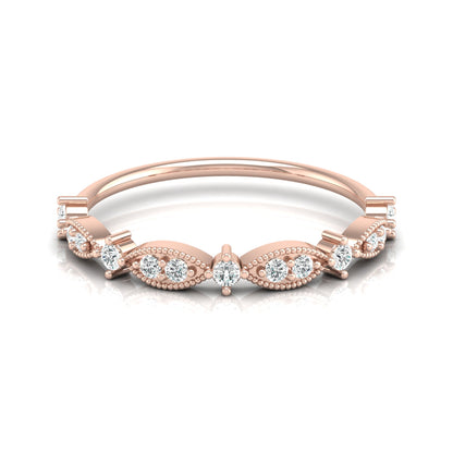 Round Cluster Band Ring for Women's Elegant Vintage-Inspired  Band In Natural And Labgrown Diamonds - HIGHCARAT DIAMONDS