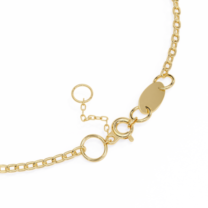 Round Cut White Colorless Diamond Unique Dainty Bezel Set Statement Daily Wear Charm Bracelets - HIGHCARAT DIAMONDS