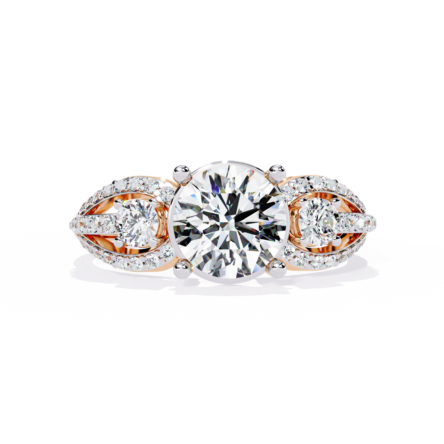 Round Cut 1.64Ct Lab Grown Diamond Elegant Stunning Vintage Stacking Bridesmaid Ring For Her